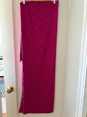 Diarrablu Fuchsia Maxi Wrap Skirt